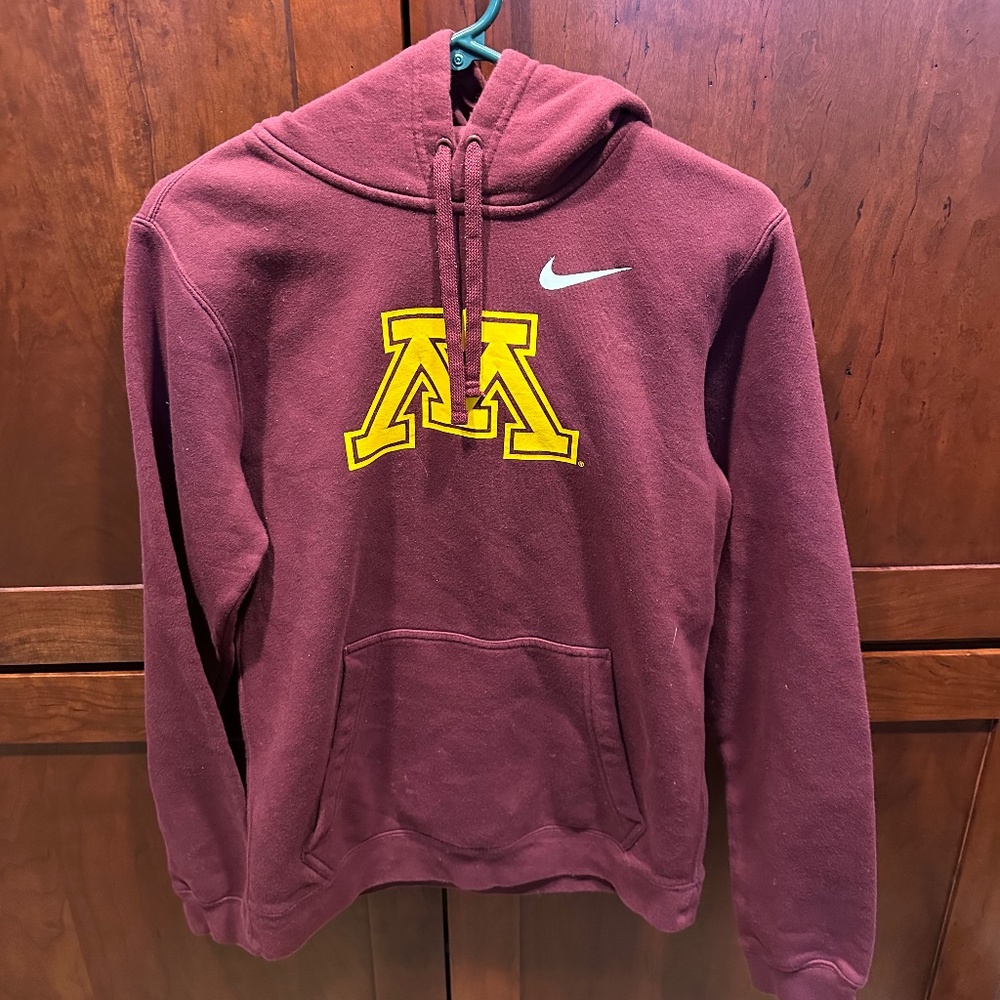Mens Nike Minnesota Golden Gophers Logo Hoodie, Size: Small